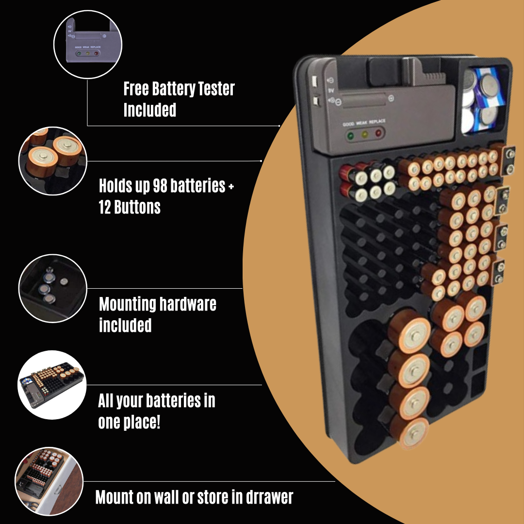 Battery Capsule Storage Case